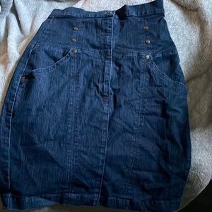 Era of Chaos high waisted denim skirt size 27